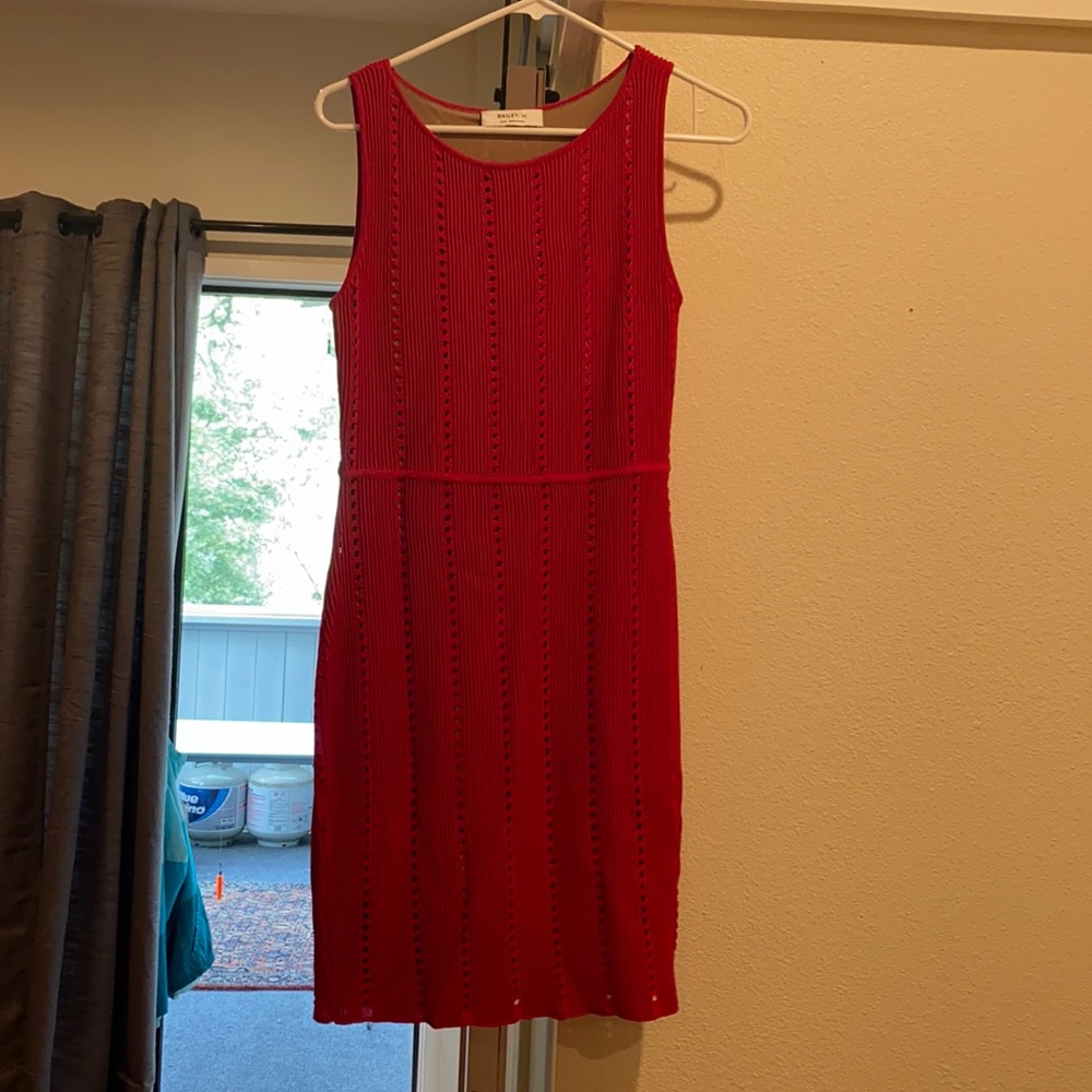 Bailey 44 Fushia knit dress